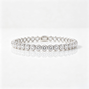 Full Pavé Diamond Tennis Bracelet